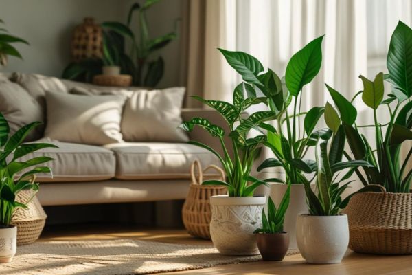 plantas sala pouca luz